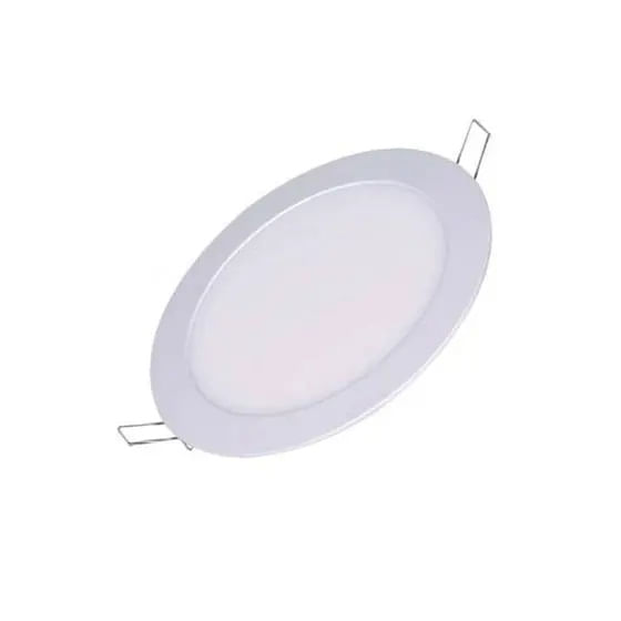 Painel LED Embutir 12cm Redondo 6000k Luz Branca 6W Lumier