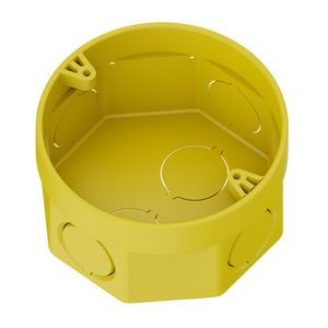 Caixa De Luz Octagonal 3x3 Amarela Tigre